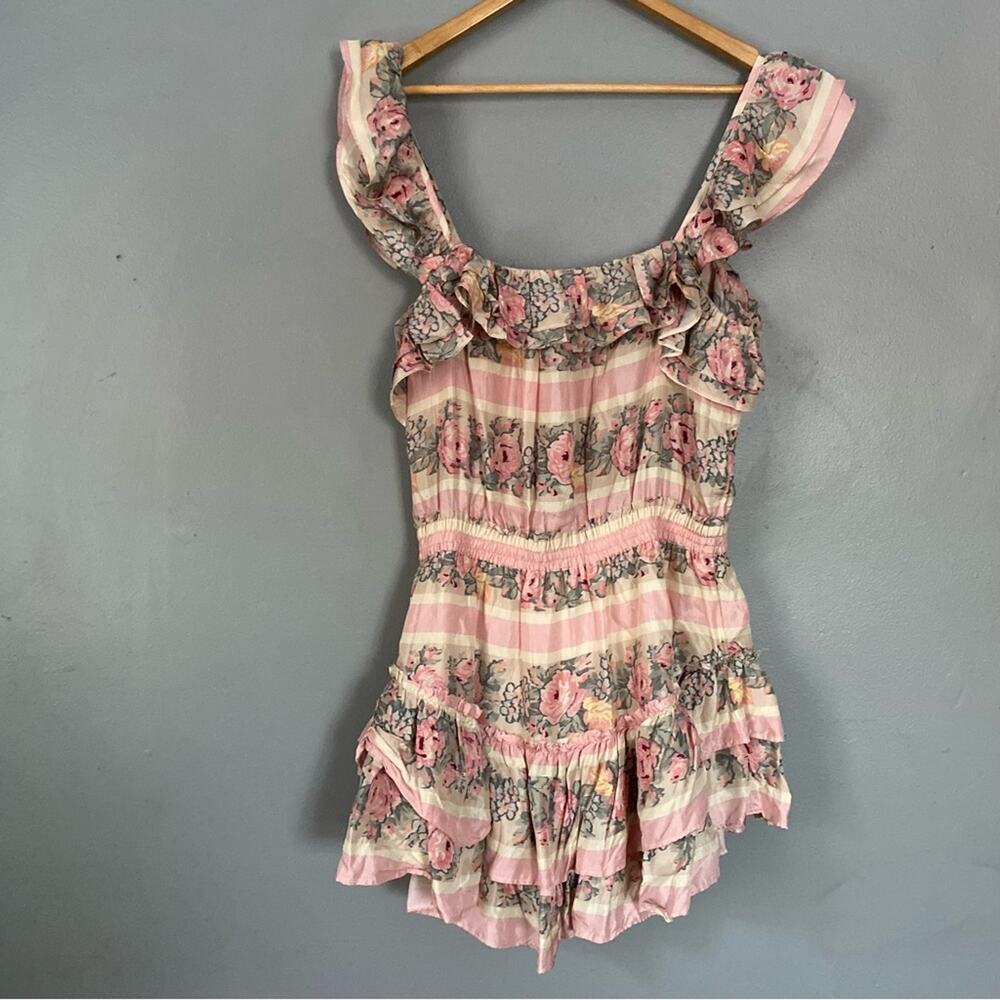 NWT LOVESHACKFANCY Marina Dress in Ribbon Coquette Feminine Romantic Size M 6/8 - Picture 5 of 15